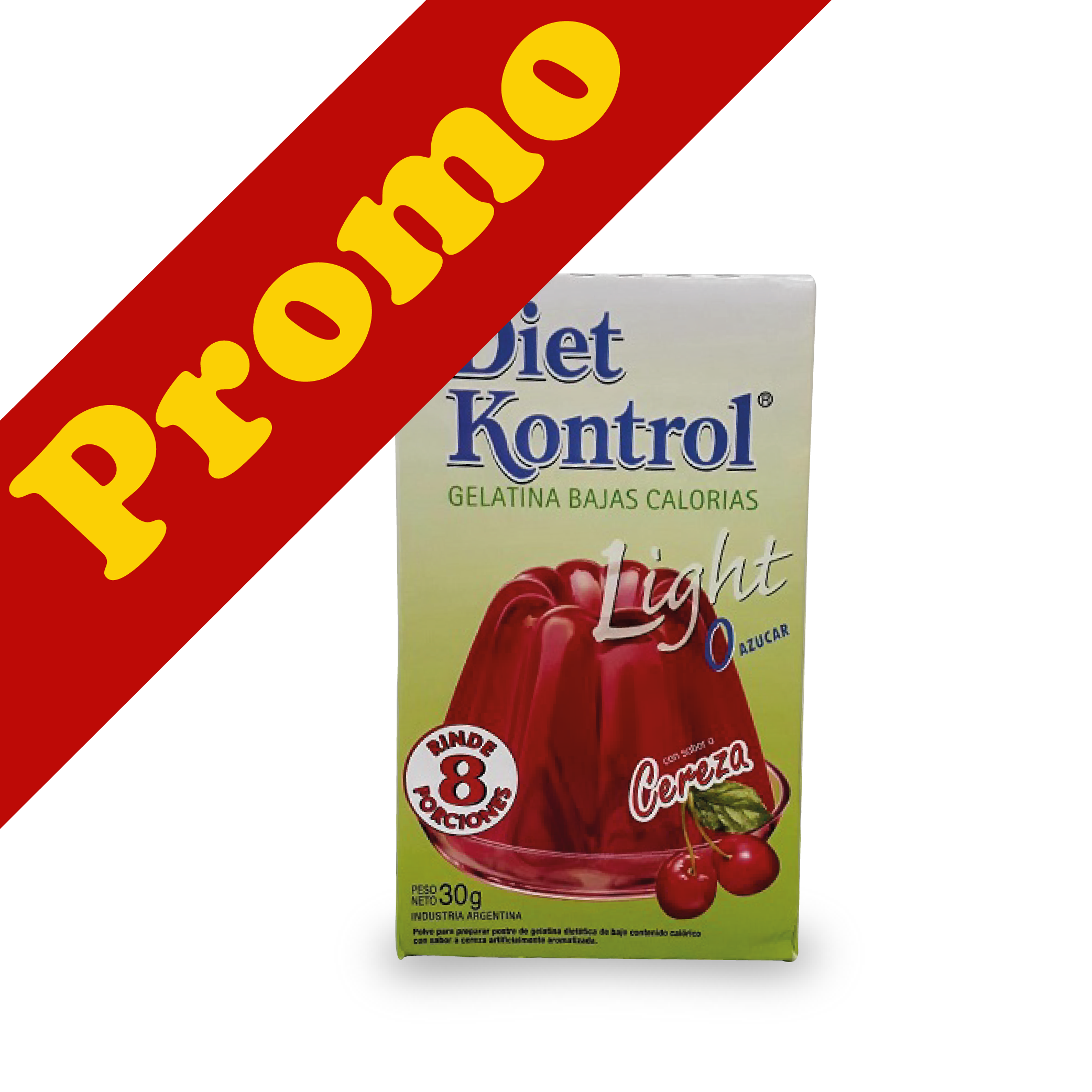 DIET KONTROL - Gelatina Light Arándano PROMO 3 x 30 grs 